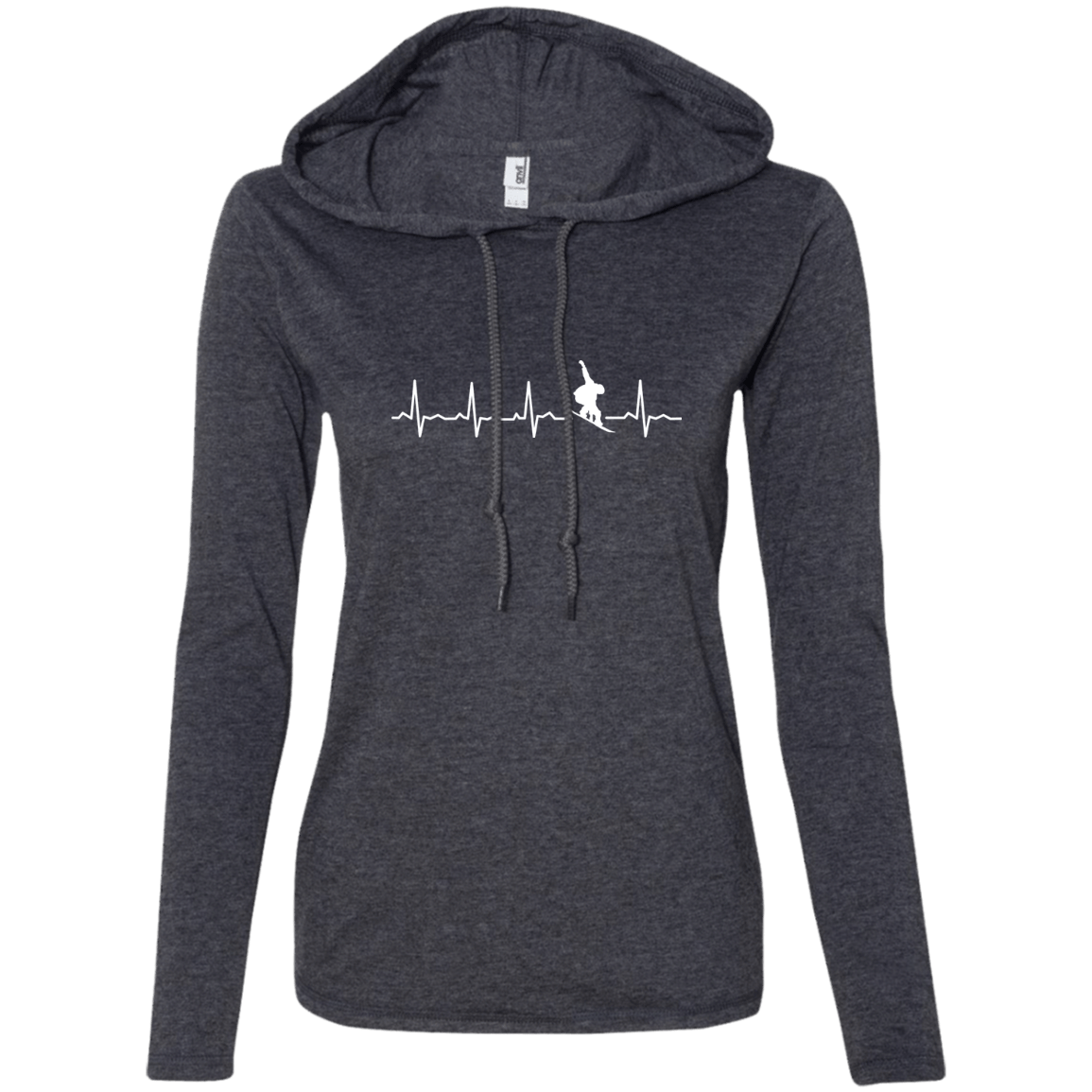 Snowboard Heartbeat Hoodies - Powderaddicts