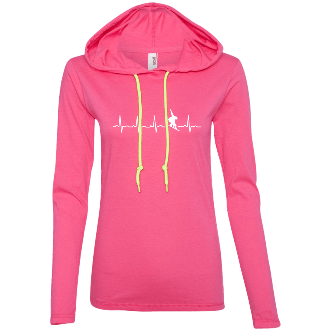 Snowboard Heartbeat Hoodies - Powderaddicts