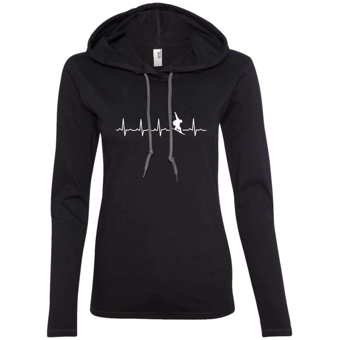 Snowboard Heartbeat Hoodies - Powderaddicts