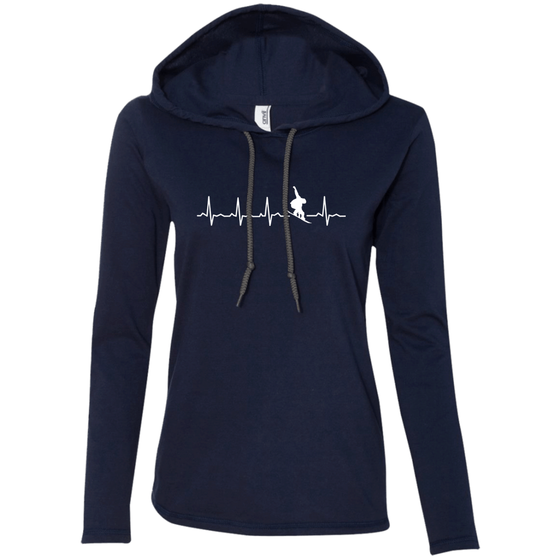 Snowboard Heartbeat Hoodies - Powderaddicts