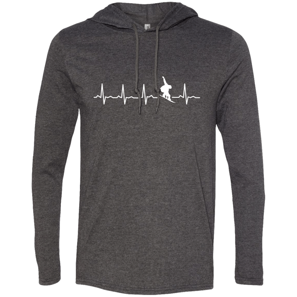 Snowboard Heartbeat Hoodies - Powderaddicts