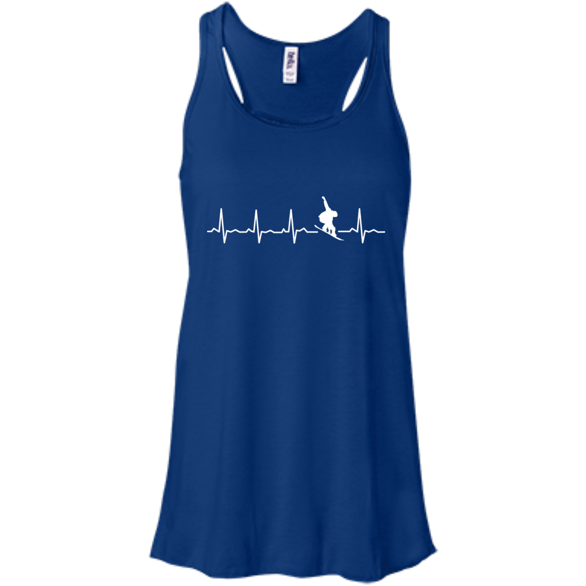 Snowboard Heartbeat Tank Tops - Powderaddicts