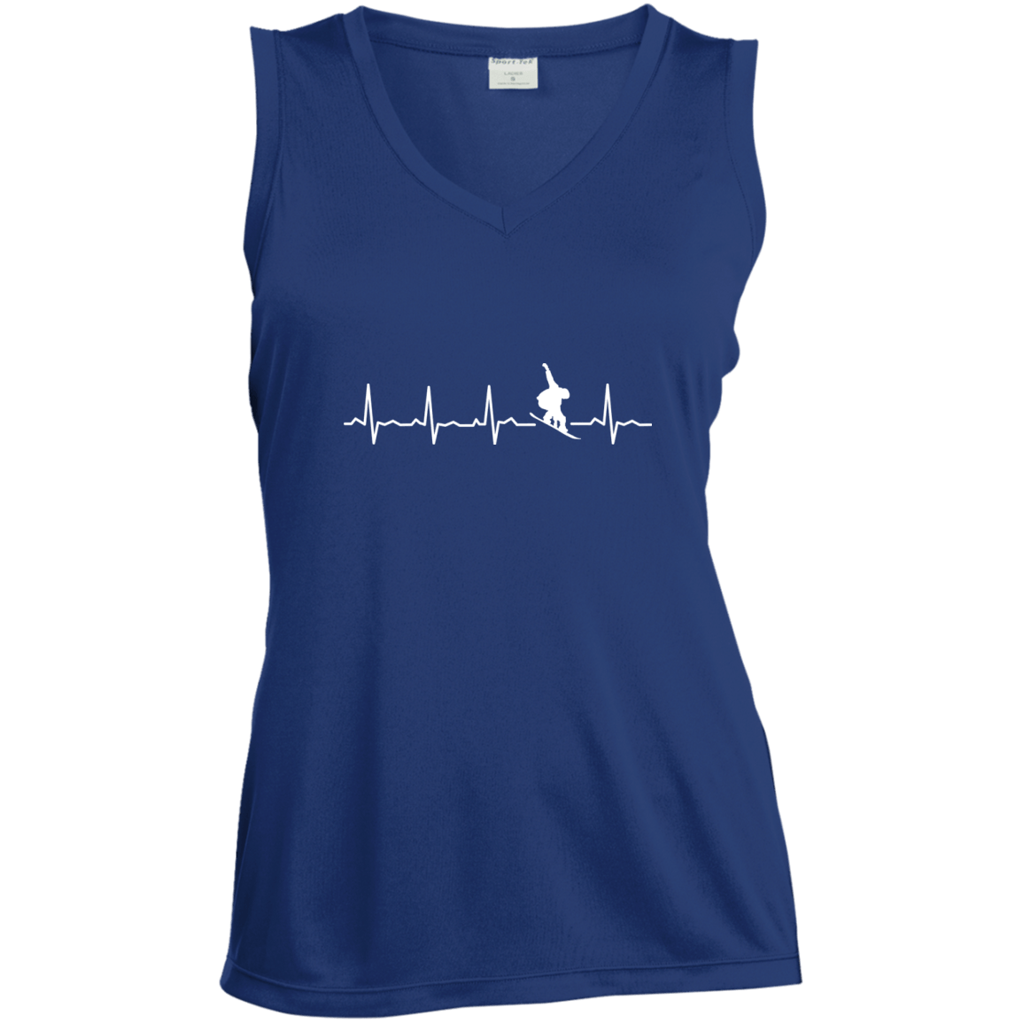 Snowboard Heartbeat Tank Tops - Powderaddicts