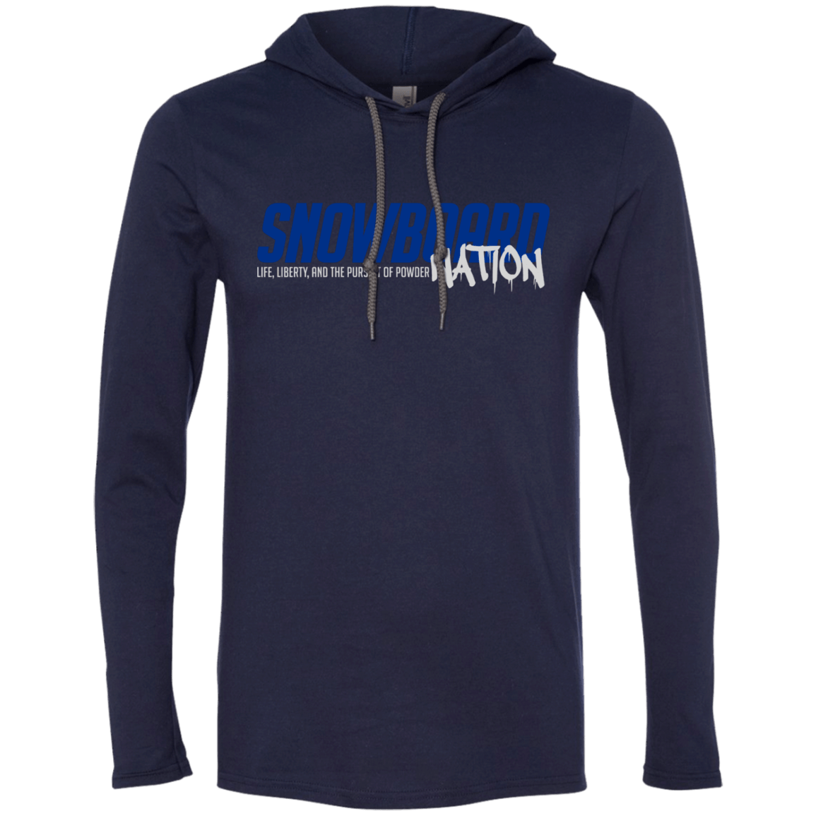 Snowboard Nation (Blue) Hoodies - Powderaddicts