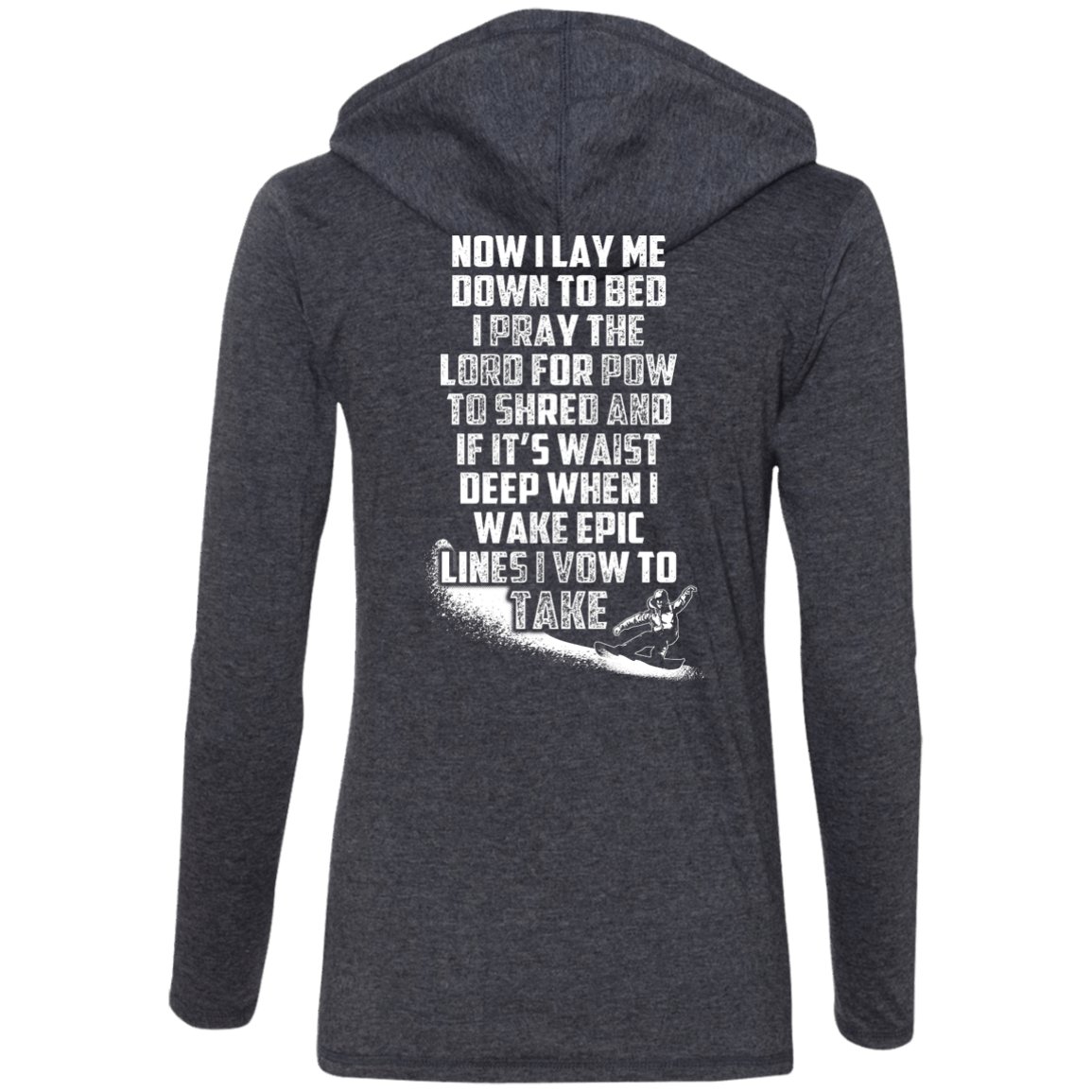 Snowboarder's Prayer Hoodies - Powderaddicts