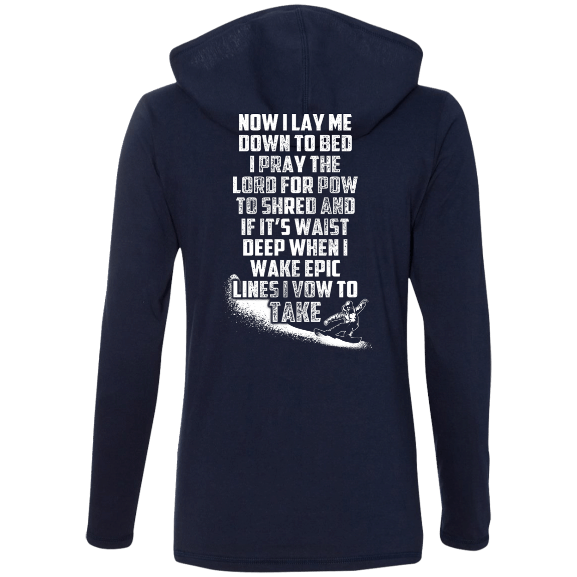 Snowboarder's Prayer Hoodies - Powderaddicts