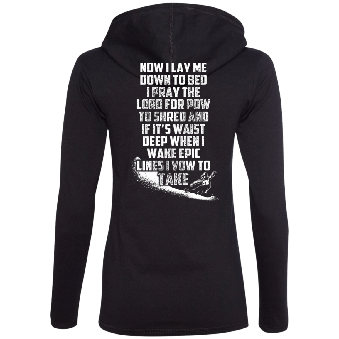 Snowboarder's Prayer Hoodies - Powderaddicts