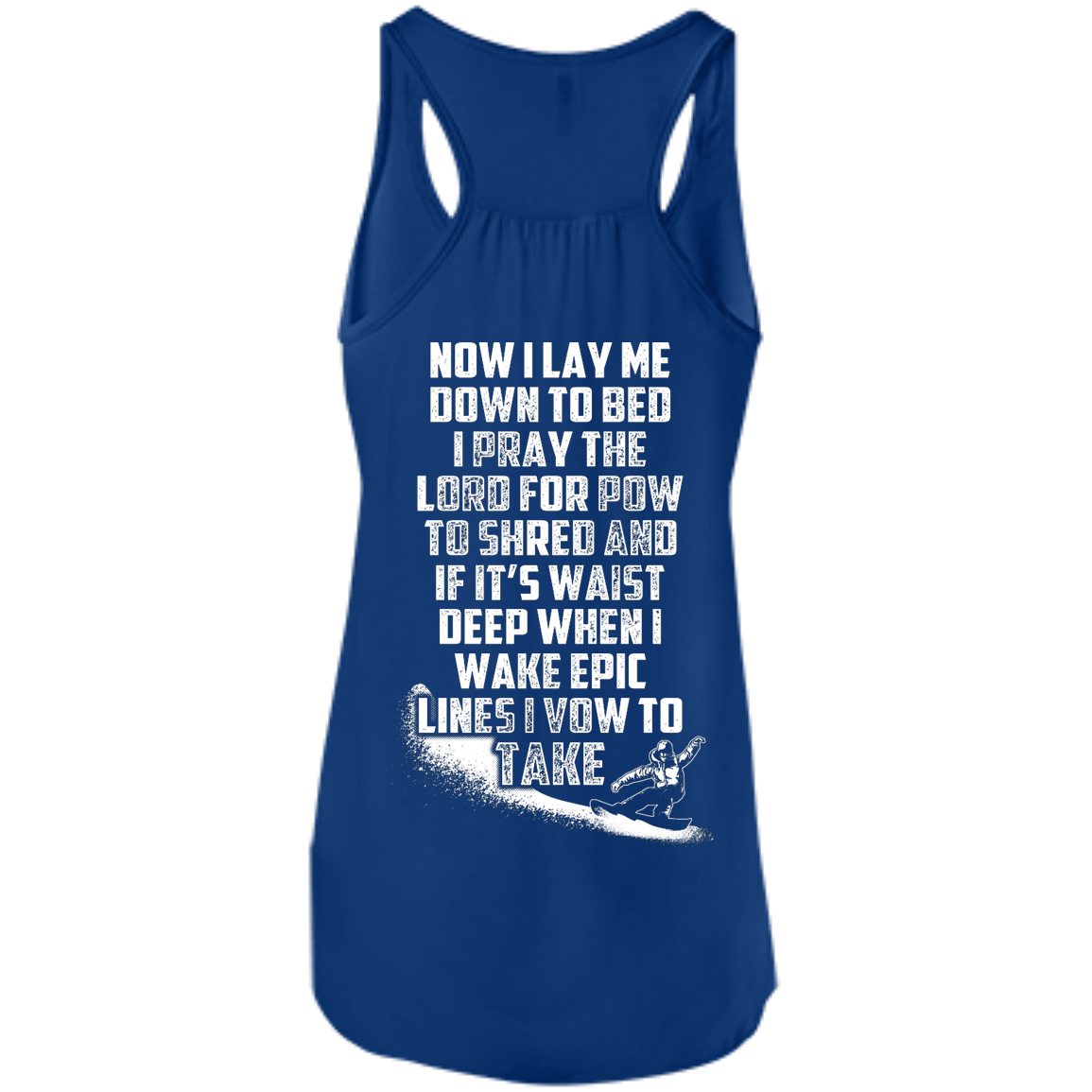 Snowboarder's Prayer Tank Tops - Powderaddicts