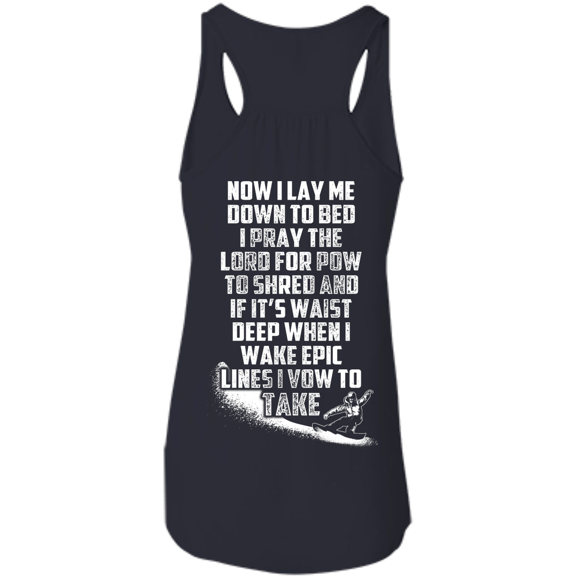 Snowboarder's Prayer Tank Tops - Powderaddicts