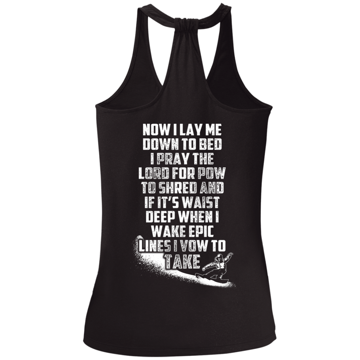 Snowboarder's Prayer Tank Tops - Powderaddicts