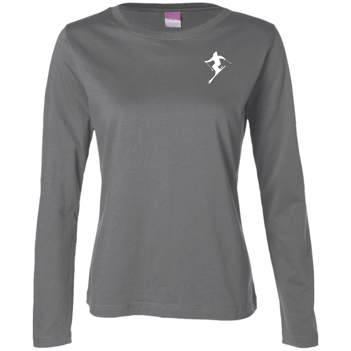 Some Girls Play With Dolls Real Girls Go Skiing Long Sleeves - Powderaddicts