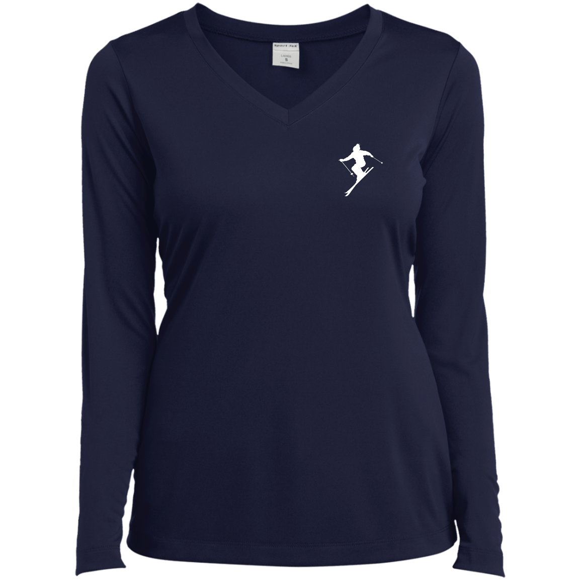 Some Girls Play With Dolls Real Girls Go Skiing Long Sleeves - Powderaddicts