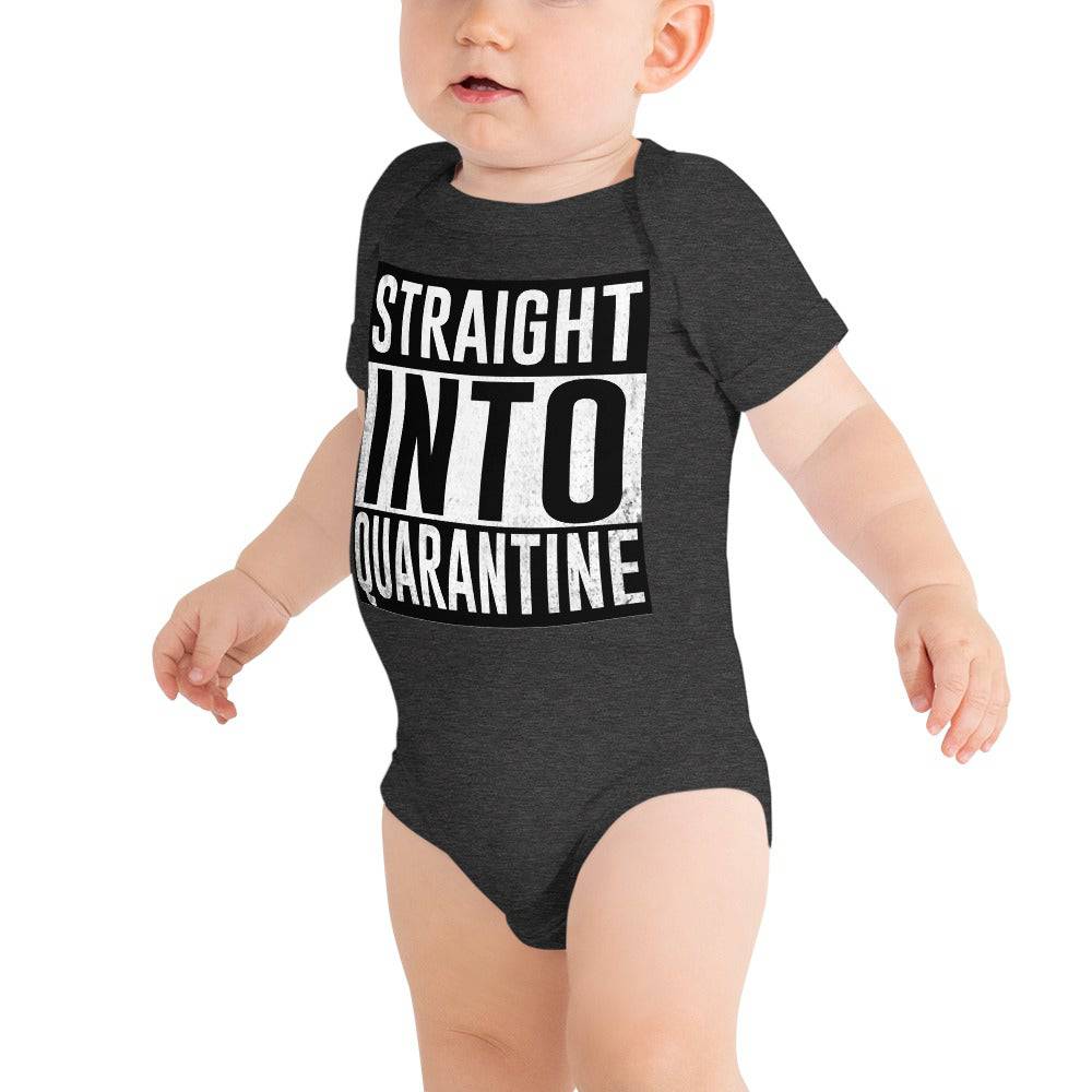 Straight Into Quarantine Baby Body Suit - Powderaddicts