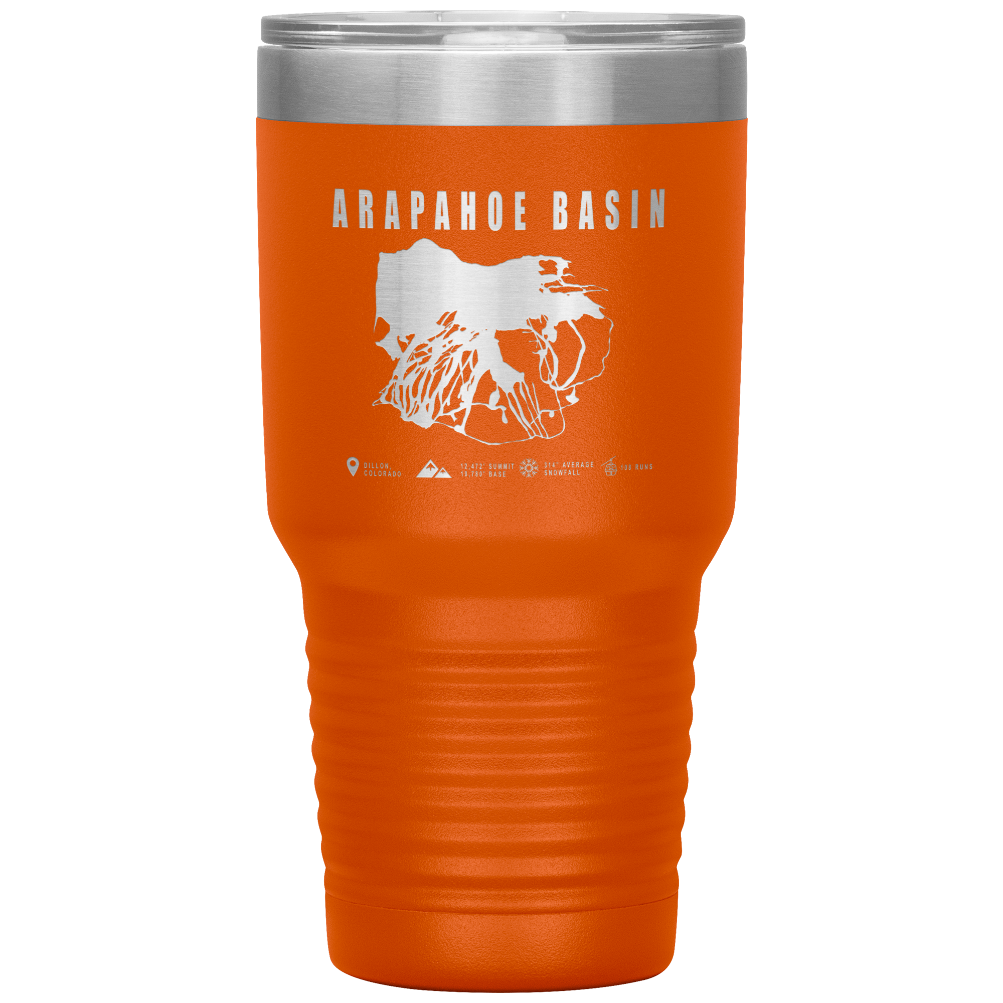 Arapahoe Basin,Colorado Ski Resort 30oz Tumbler - Powderaddicts