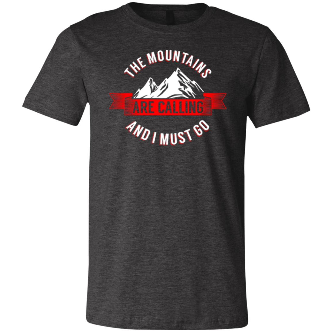 The Mountains Are Calling And I Must Go Youth Tees - Powderaddicts