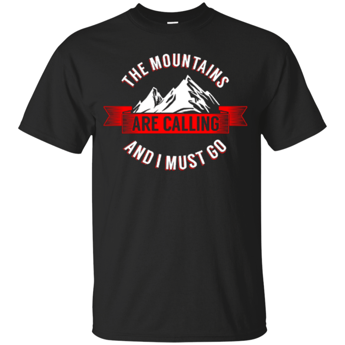 The Mountains Are Calling And I Must Go Youth Tees - Powderaddicts