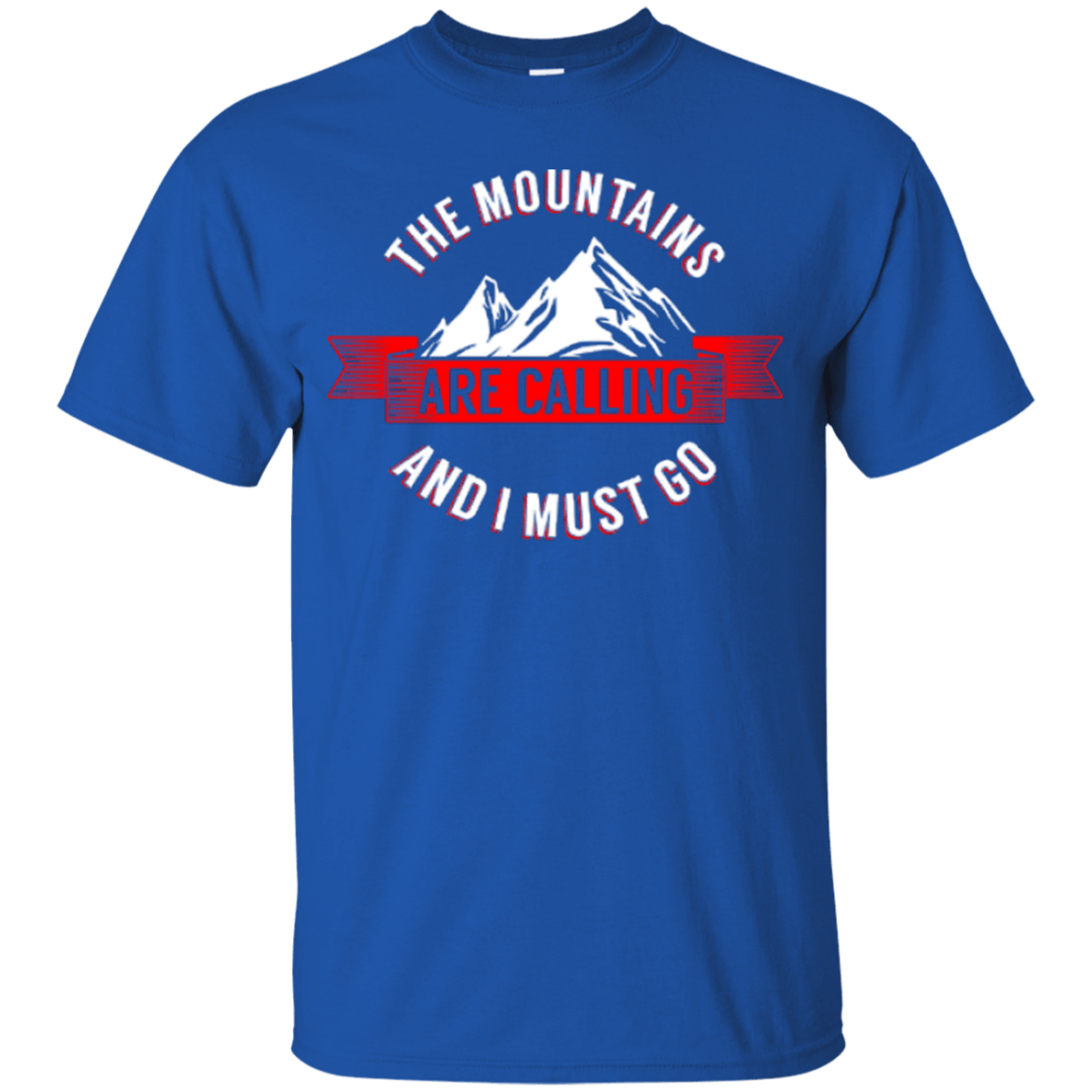 The Mountains Are Calling And I Must Go Youth Tees - Powderaddicts