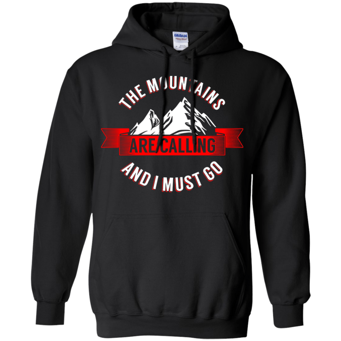 The Mountains Are Calling Hoodies - Powderaddicts