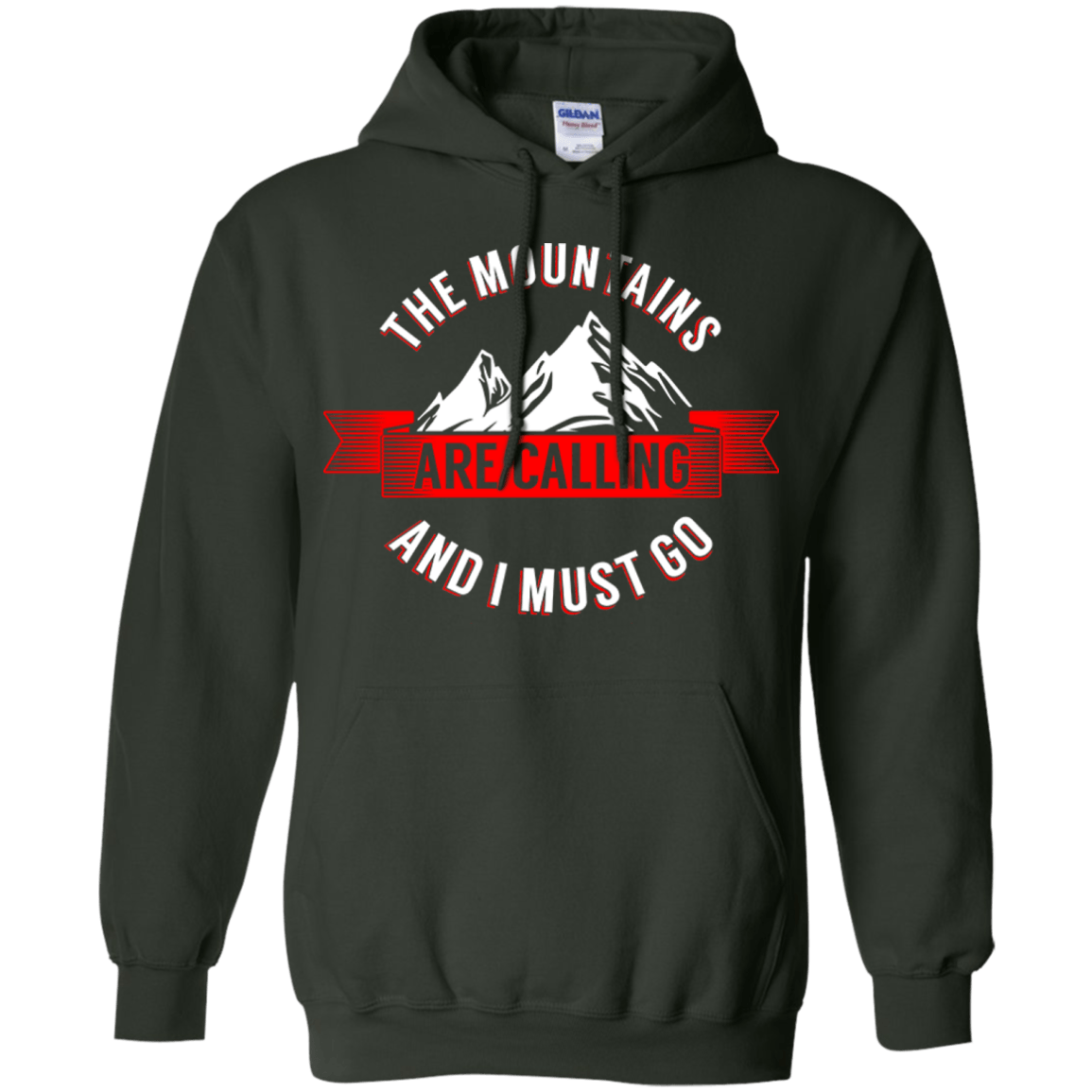 The Mountains Are Calling Hoodies - Powderaddicts