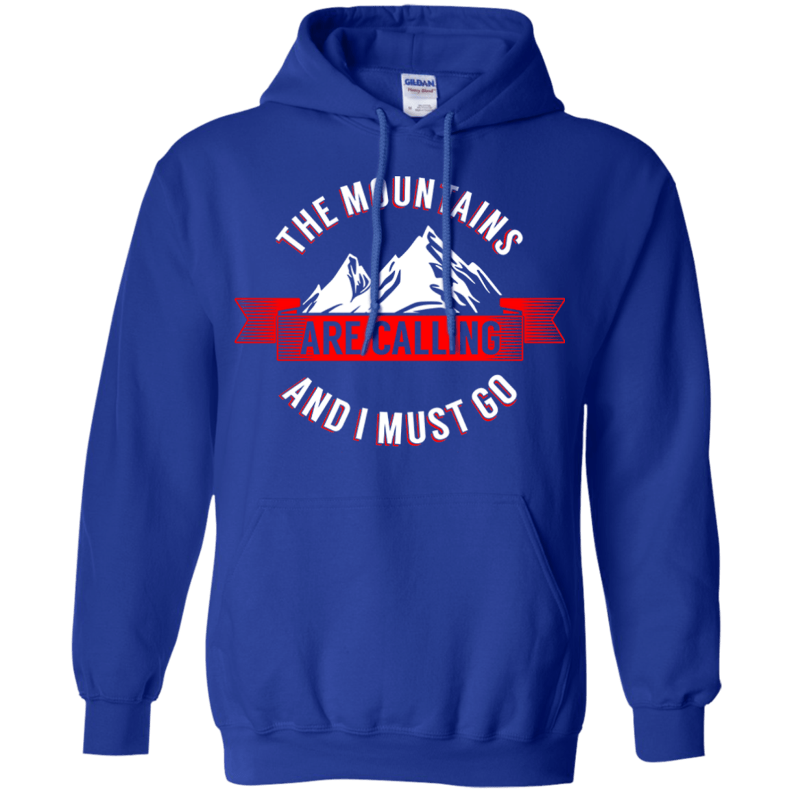 The Mountains Are Calling Hoodies - Powderaddicts