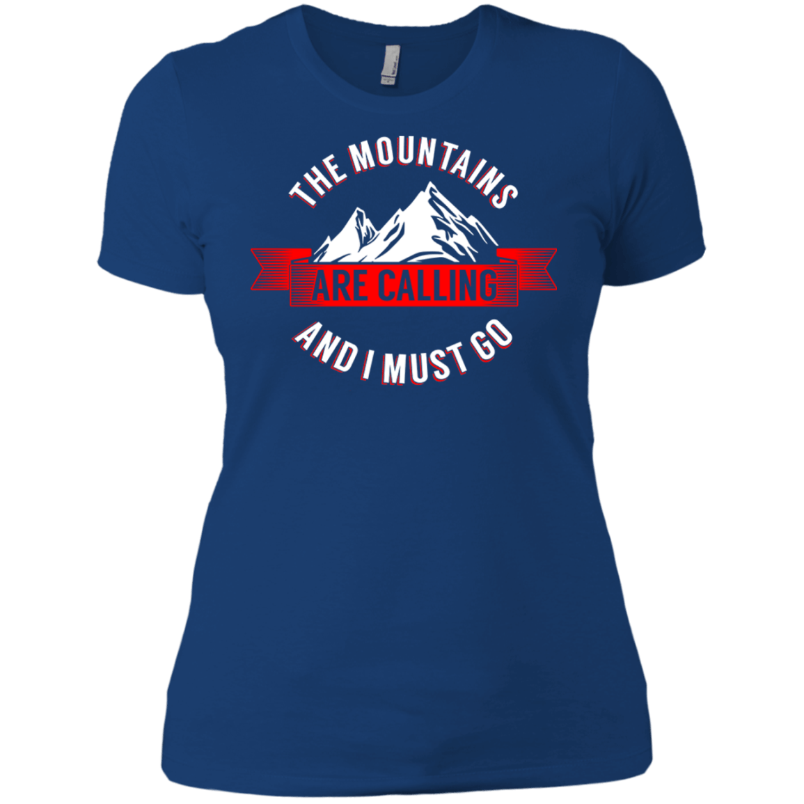 The Mountains Are Calling Ladies Tees - Powderaddicts