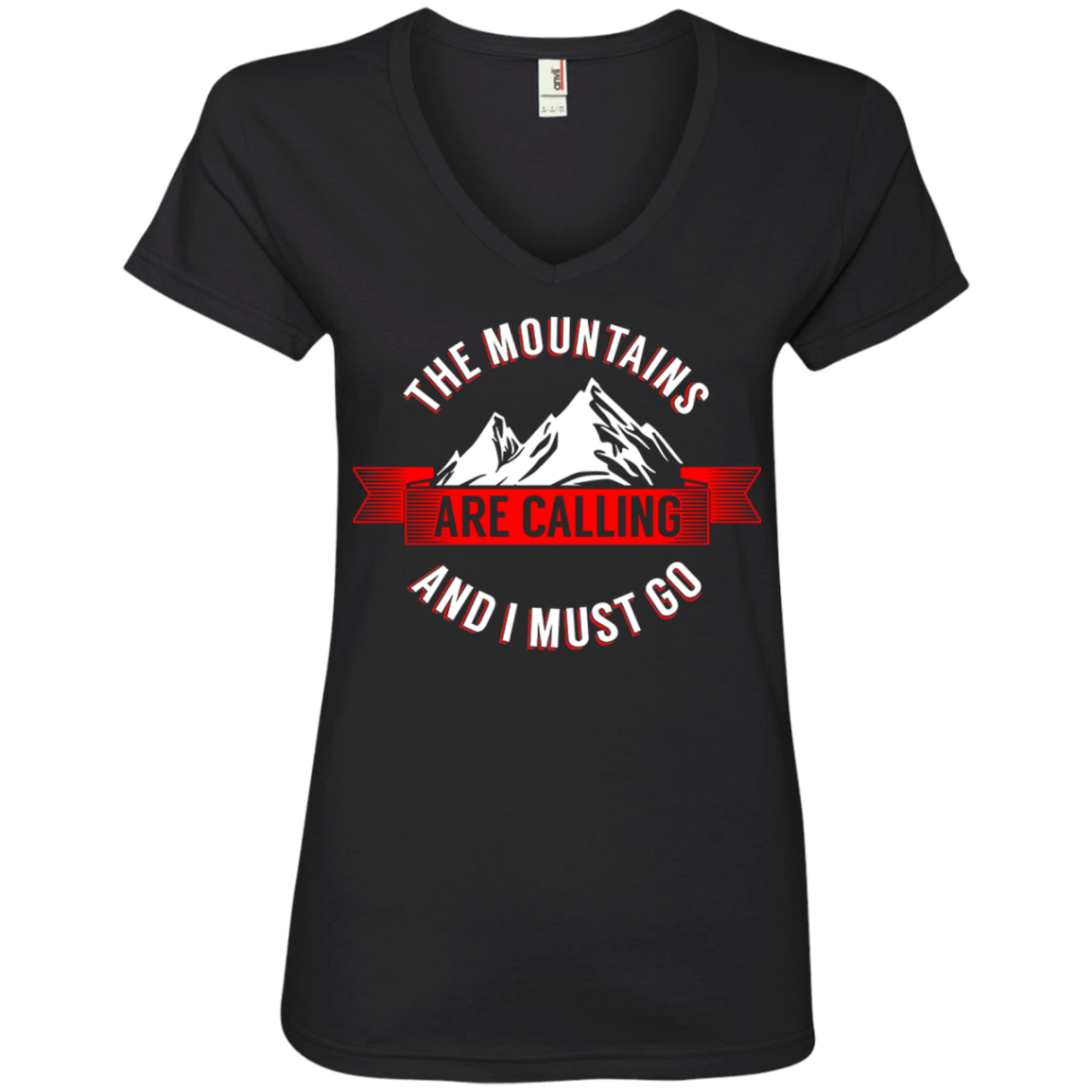 The Mountains Are Calling Ladies Tees - Powderaddicts