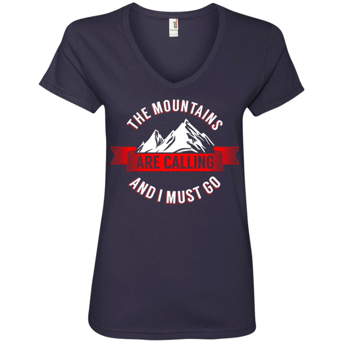 The Mountains Are Calling Ladies Tees - Powderaddicts