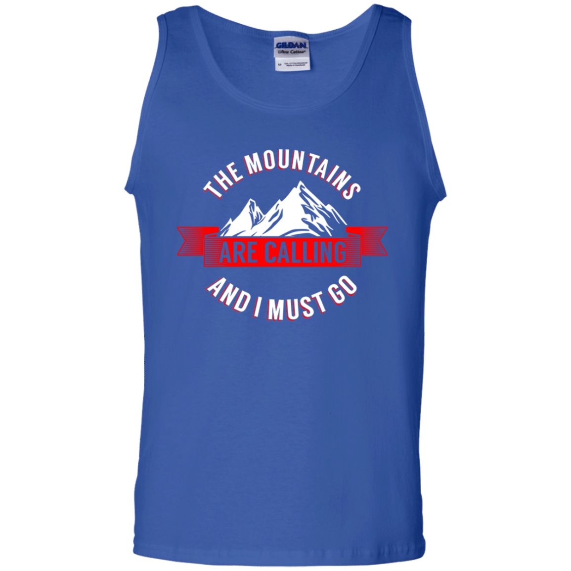 The Mountains Are Calling Tank Tops - Powderaddicts