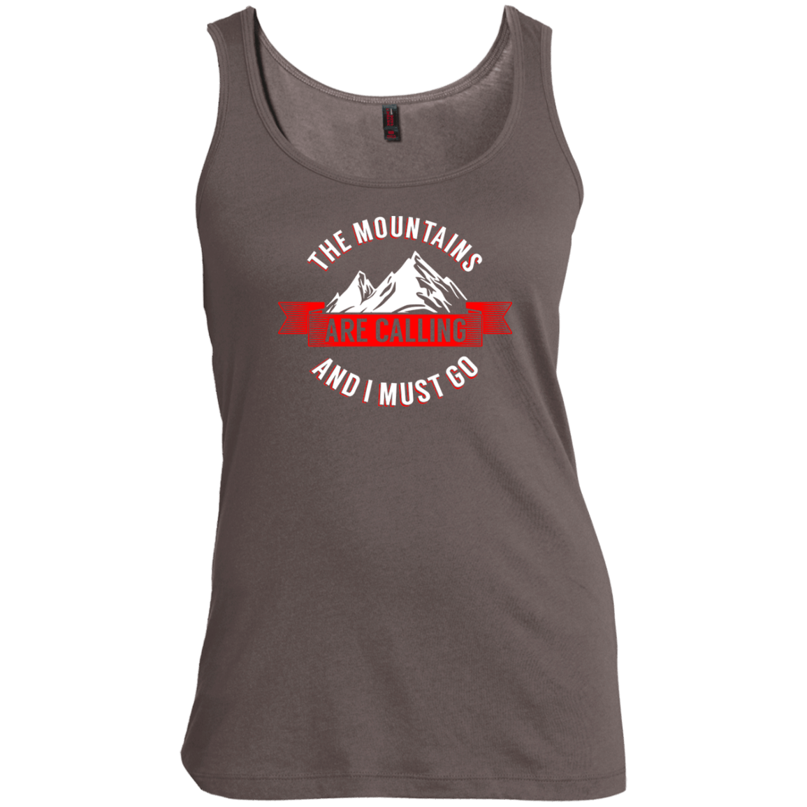 The Mountains Are Calling Tank Tops - Powderaddicts