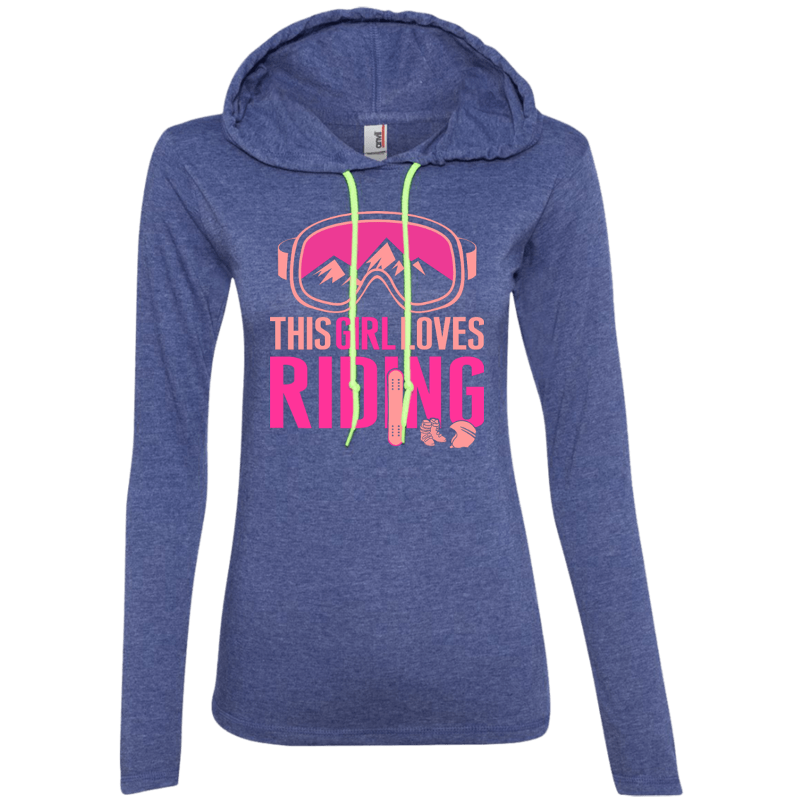 This Girl Loves Riding Hoodies - Powderaddicts