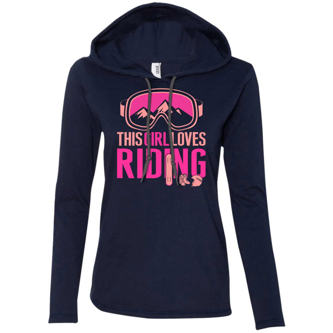 This Girl Loves Riding Hoodies - Powderaddicts