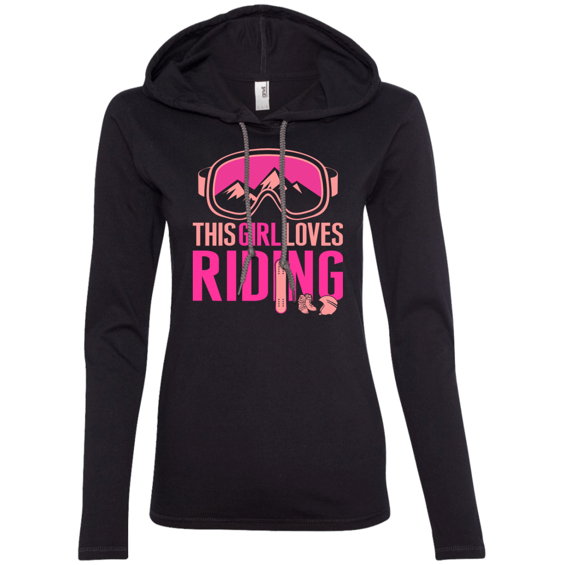 This Girl Loves Riding Hoodies - Powderaddicts