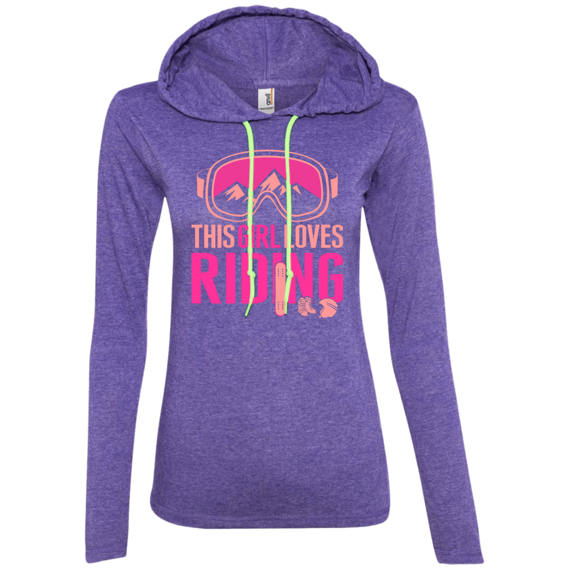 This Girl Loves Riding Hoodies - Powderaddicts