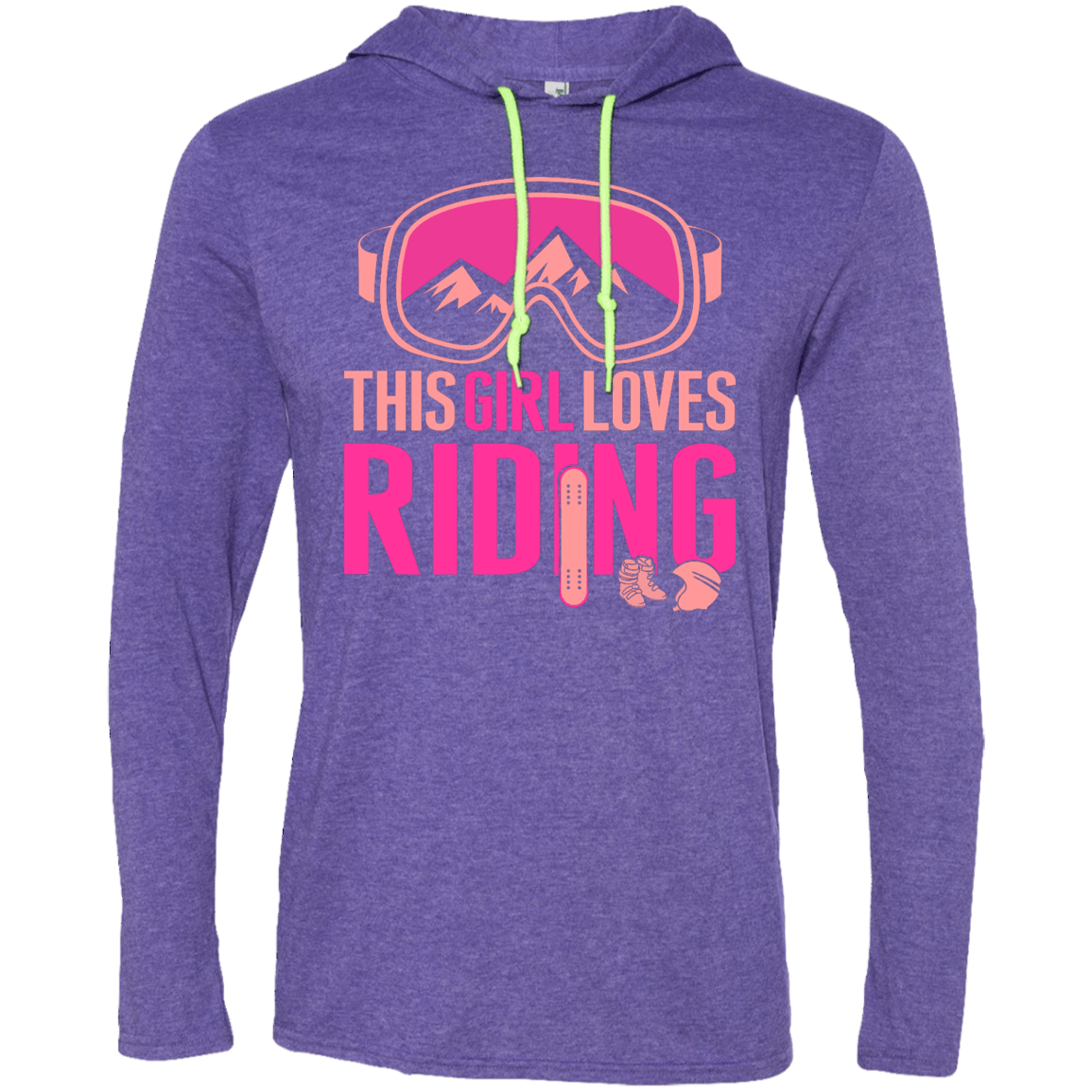 This Girl Loves Riding Hoodies - Powderaddicts