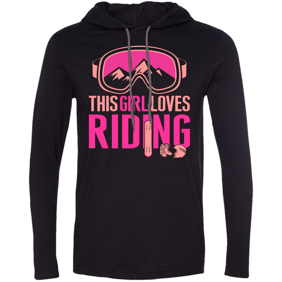 This Girl Loves Riding Hoodies - Powderaddicts