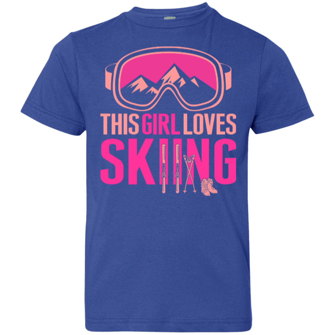 This Girl Loves Skiing Youth - Powderaddicts