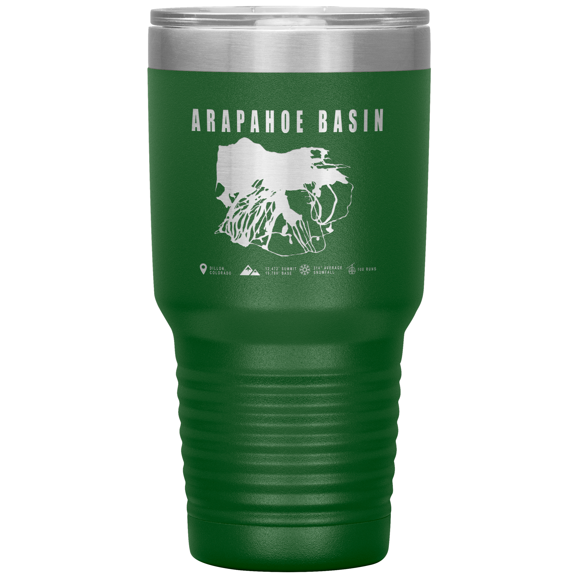 Arapahoe Basin,Colorado Ski Resort 30oz Tumbler - Powderaddicts