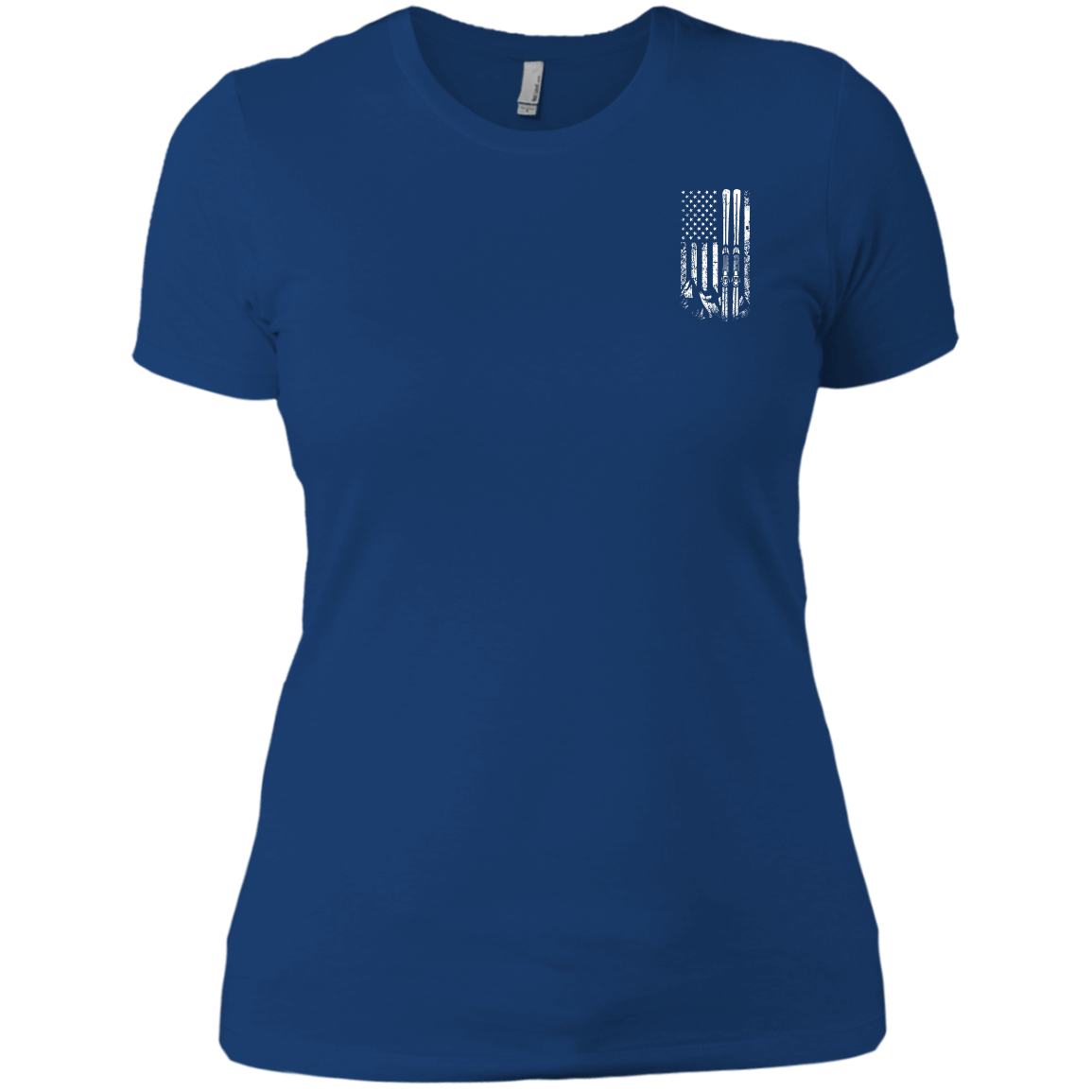 USA Ski Flag Ladies Tees - Powderaddicts