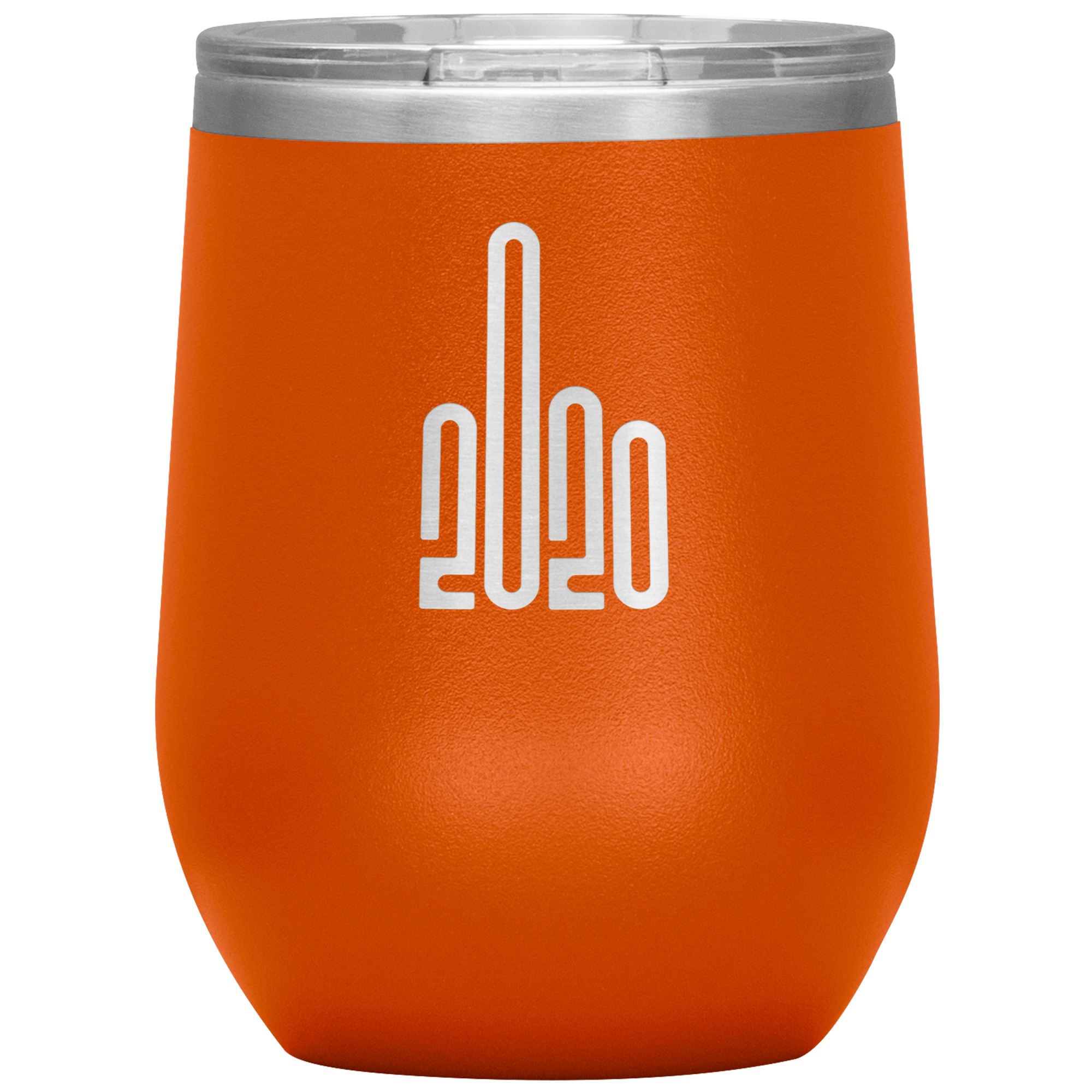 2020 Middle Finger Wine 12oz Tumbler - Powderaddicts