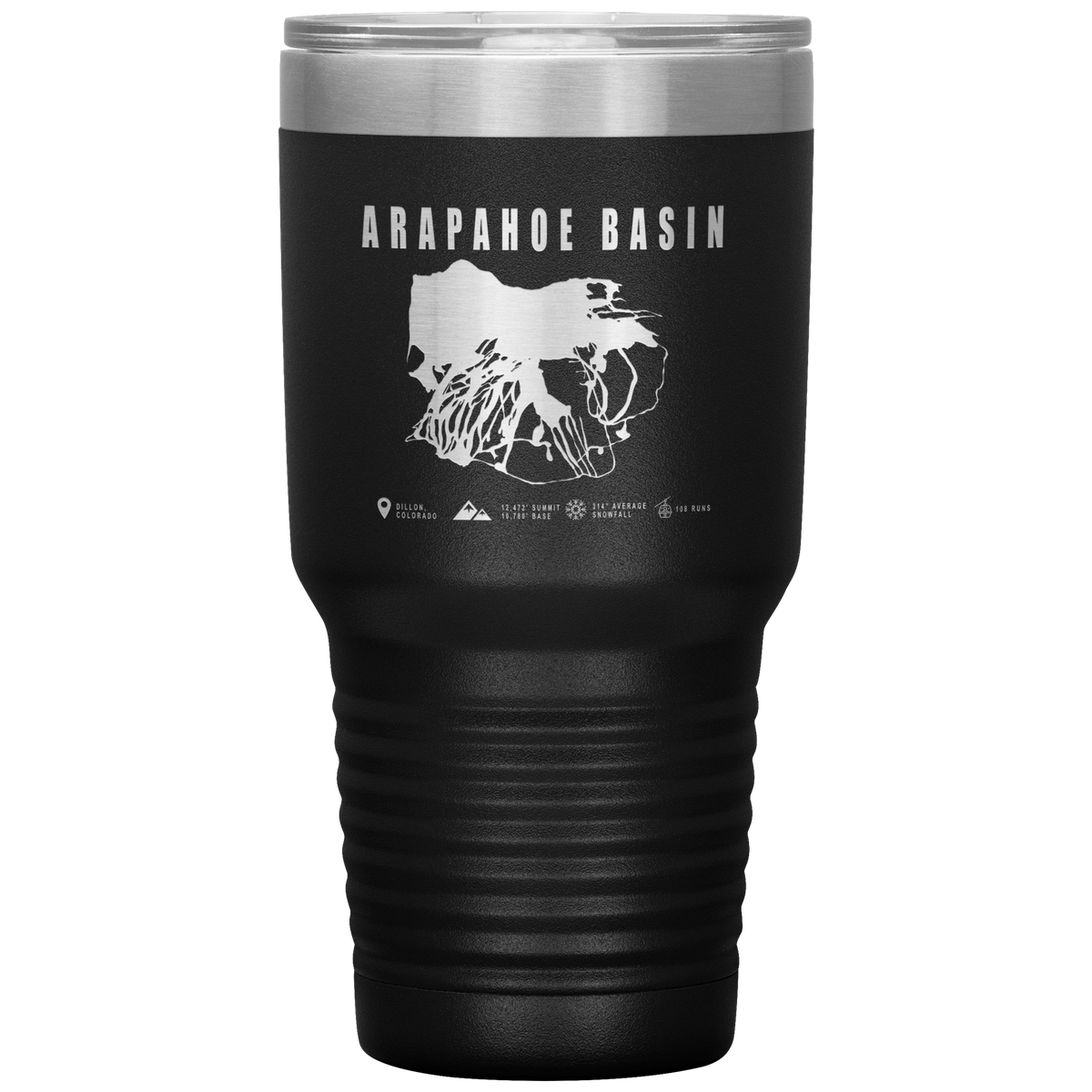 Arapahoe Basin,Colorado Ski Resort 30oz Tumbler - Powderaddicts