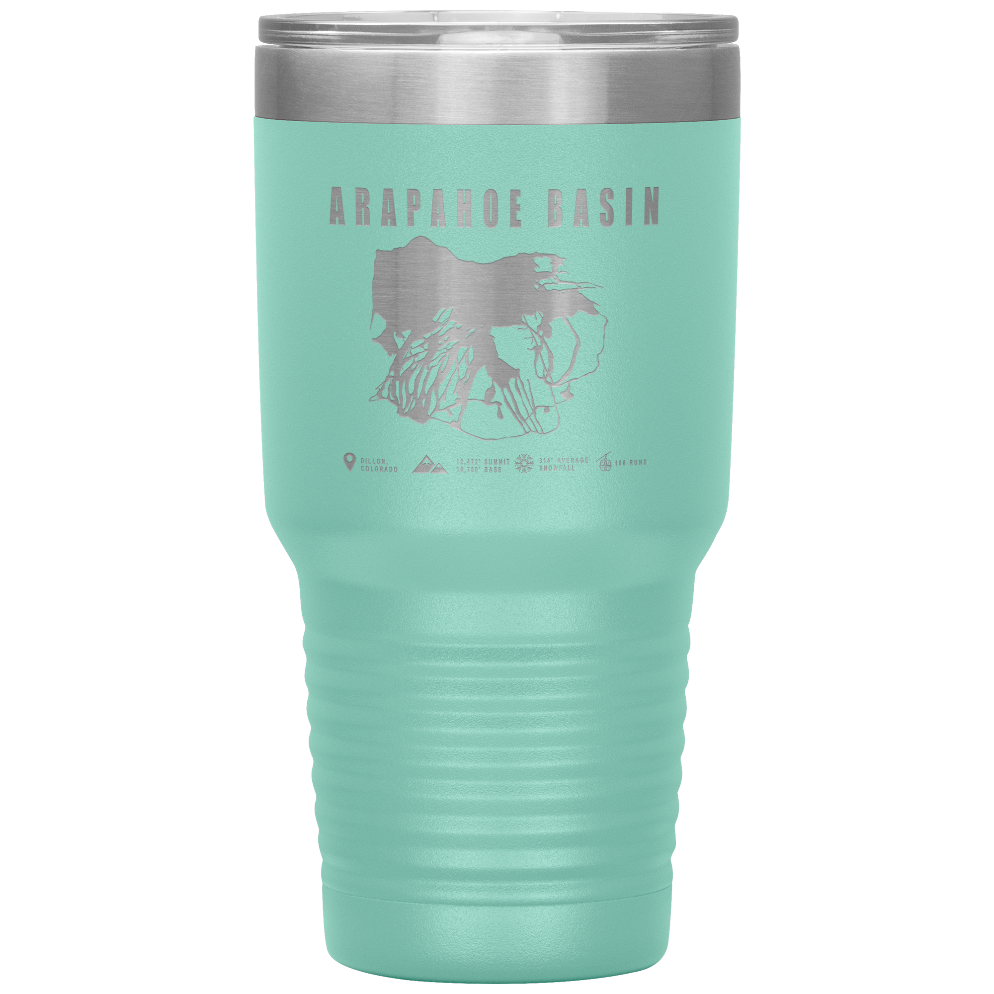 Arapahoe Basin,Colorado Ski Resort 30oz Tumbler - Powderaddicts