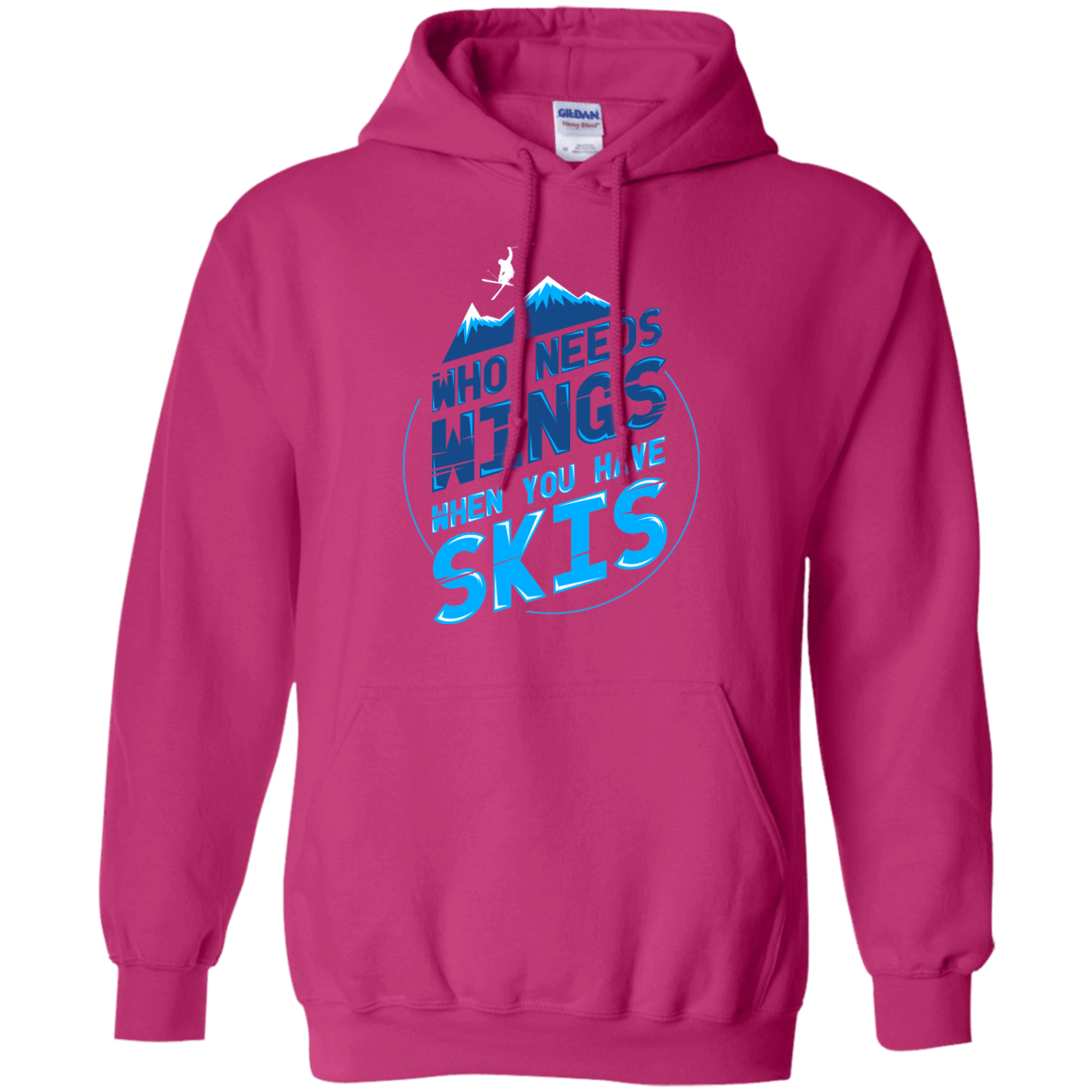 Who Needs Wings When You Have Skis Hoodies - Powderaddicts