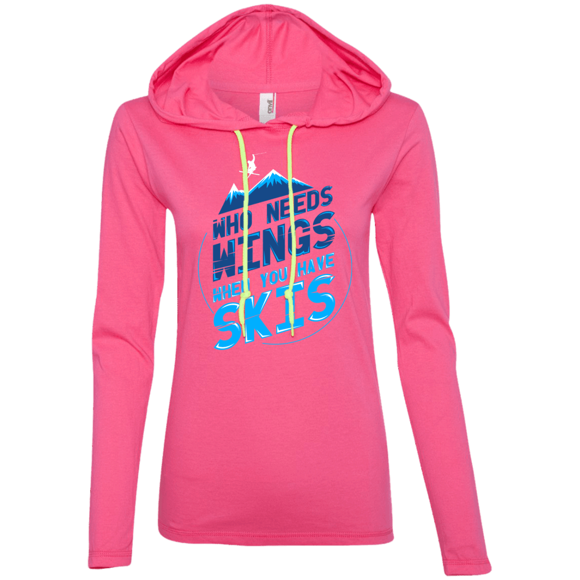 Who Needs Wings When You Have Skis Hoodies - Powderaddicts