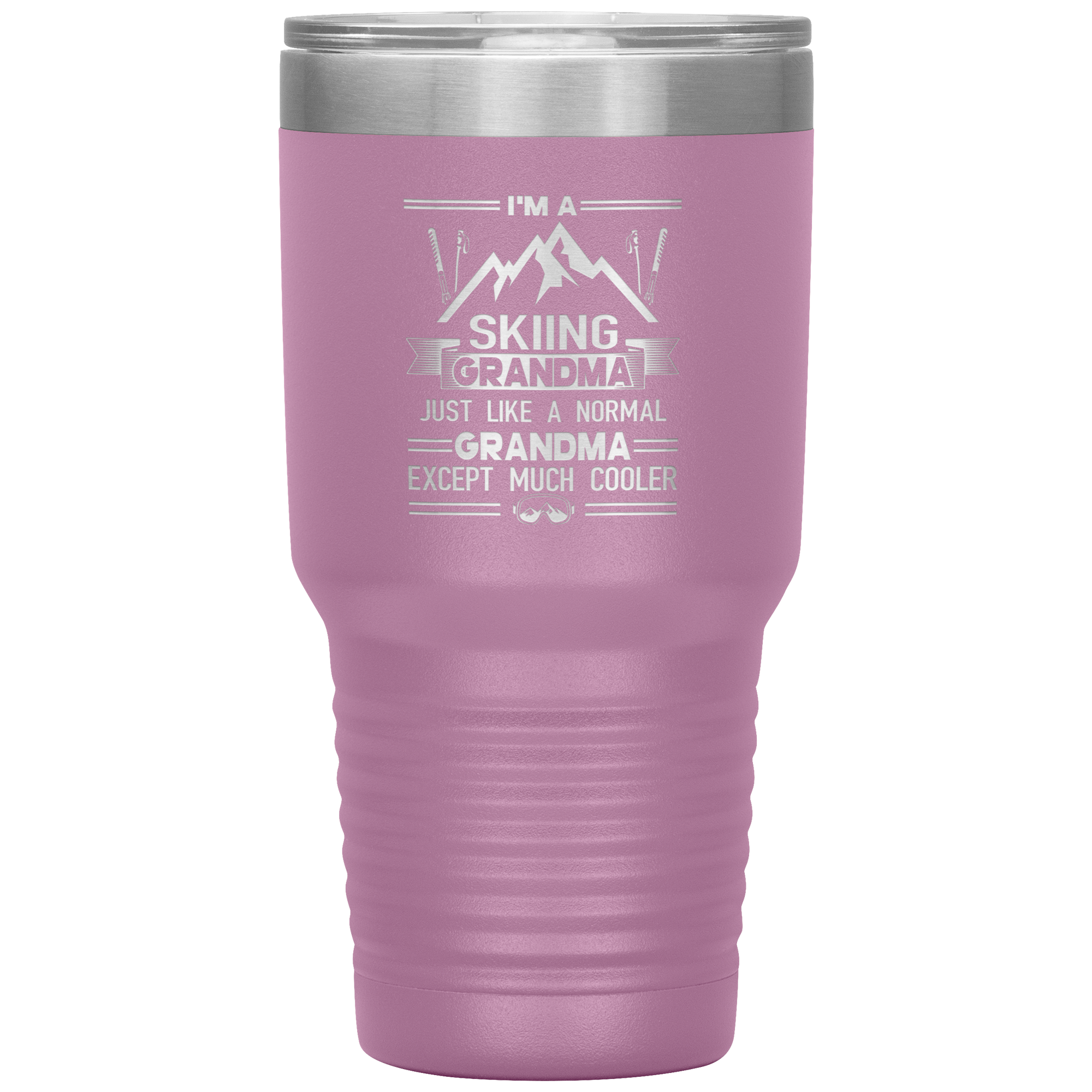 I'm A Skiing Grandma 30oz Tumbler - Powderaddicts