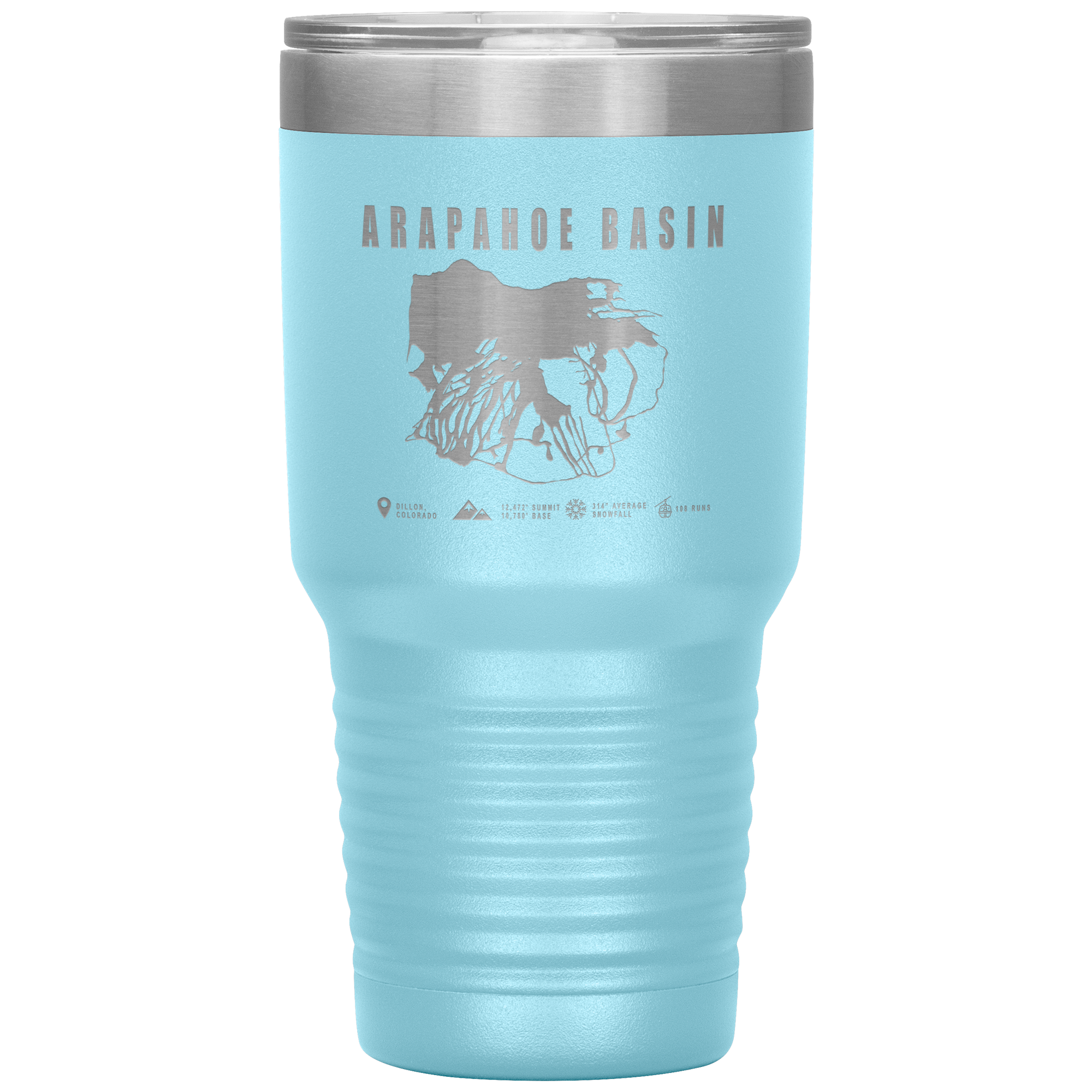 Arapahoe Basin,Colorado Ski Resort 30oz Tumbler - Powderaddicts